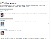 Tablet Screenshot of lifeislivedinmoments.blogspot.com