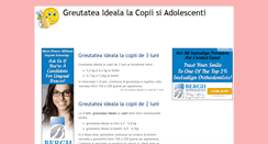Desktop Screenshot of greutatea-ideala-copii-adolescenti.blogspot.com