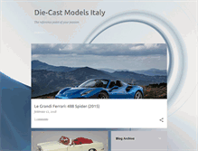 Tablet Screenshot of die-cast-models.blogspot.com
