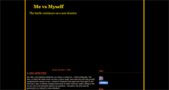 Desktop Screenshot of mevsmyself-2.blogspot.com