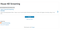 Tablet Screenshot of house-md-streaming.blogspot.com