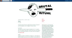 Desktop Screenshot of brutalritual.blogspot.com