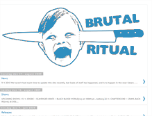 Tablet Screenshot of brutalritual.blogspot.com