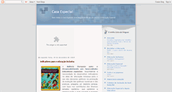 Desktop Screenshot of casaespecial.blogspot.com