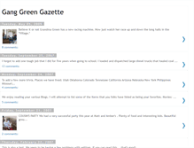 Tablet Screenshot of ganggreengazette.blogspot.com