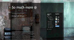 Desktop Screenshot of lysomuchmore.blogspot.com