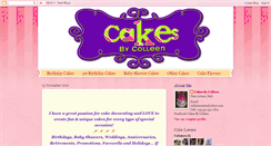 Desktop Screenshot of colleenscakeworld.blogspot.com