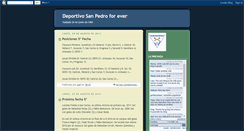 Desktop Screenshot of deportivosanpedroforever.blogspot.com