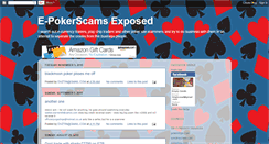 Desktop Screenshot of pokerscams-exposed.blogspot.com