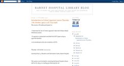 Desktop Screenshot of barnethospitallibrary.blogspot.com