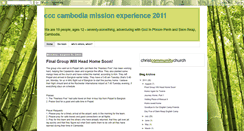 Desktop Screenshot of ccccambodia2011.blogspot.com