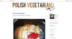 Desktop Screenshot of polishvegetarian.blogspot.com