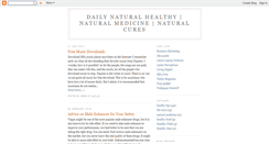Desktop Screenshot of naturalshealthy.blogspot.com