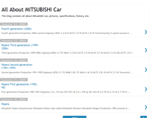 Tablet Screenshot of mitsubishi-lover.blogspot.com