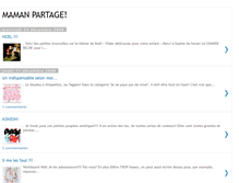 Tablet Screenshot of mamanpartage.blogspot.com