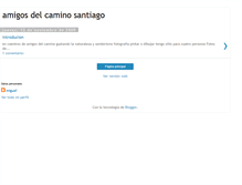 Tablet Screenshot of amigosdelcaminosantiago.blogspot.com