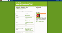 Desktop Screenshot of healthinsurancecomp.blogspot.com
