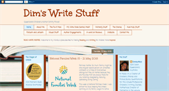 Desktop Screenshot of dimswritestuff.blogspot.com