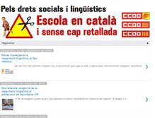 Tablet Screenshot of escolaencatala.blogspot.com