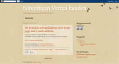 Desktop Screenshot of foreningenvarmahanden.blogspot.com