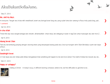 Tablet Screenshot of akubukansofiajane.blogspot.com