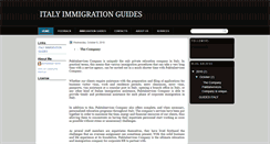 Desktop Screenshot of italyimmigrationguides.blogspot.com