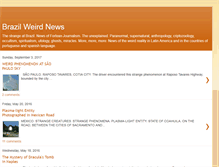 Tablet Screenshot of brazilweirdnews.blogspot.com