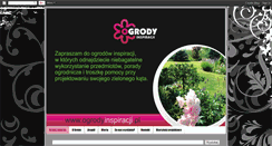 Desktop Screenshot of ogrodyinspiracji.blogspot.com