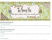 Tablet Screenshot of mommyvine.blogspot.com