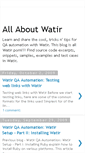 Mobile Screenshot of allaboutwatir.blogspot.com