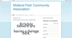 Desktop Screenshot of midlandparkcommunityassociation.blogspot.com