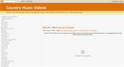 Desktop Screenshot of countrymusicvideos.blogspot.com