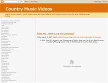 Tablet Screenshot of countrymusicvideos.blogspot.com