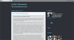 Desktop Screenshot of justindeweese.blogspot.com