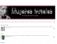 Tablet Screenshot of mujeresinfieles2009.blogspot.com