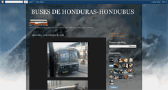Desktop Screenshot of busesdehonduras.blogspot.com