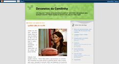 Desktop Screenshot of devaneiosdacamilinha.blogspot.com