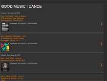 Tablet Screenshot of goodmusicidance.blogspot.com