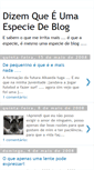 Mobile Screenshot of dizemespecieblog.blogspot.com