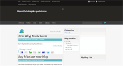 Desktop Screenshot of beautifuldeepikapadukone.blogspot.com