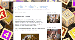 Desktop Screenshot of joyfulmothersjourney.blogspot.com