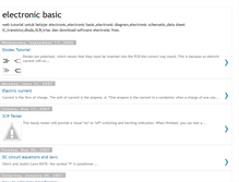 Tablet Screenshot of electronic-basic.blogspot.com