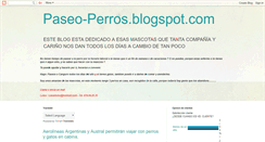 Desktop Screenshot of paseo-perros.blogspot.com