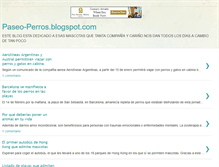 Tablet Screenshot of paseo-perros.blogspot.com