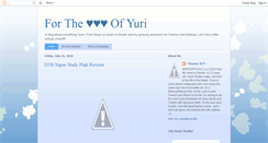 Desktop Screenshot of fortheluvofyuri.blogspot.com