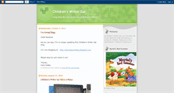 Desktop Screenshot of childrenswritergal.blogspot.com