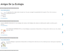 Tablet Screenshot of amigosdelaecologia.blogspot.com