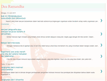 Tablet Screenshot of dearamandha.blogspot.com