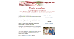 Desktop Screenshot of nursinghome-abuse.blogspot.com