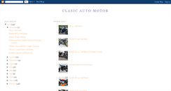 Desktop Screenshot of clasicautomotor.blogspot.com